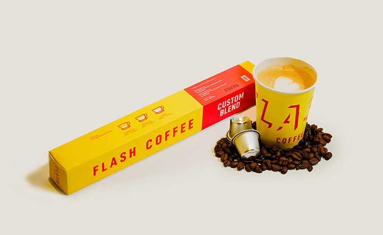 Custom Blend Flash Coffee Capsules